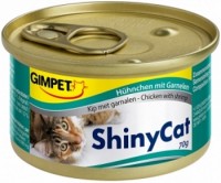 Фото - Корм для кішок Gimpet Adult Shiny Cat Chicken/Shrimps 70 g 