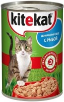 Zdjęcia - Karma dla kotów Kitekat Adult Canned with Fish 0.4 kg 