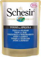 Фото - Корм для кішок Schesir Adult Pouch Tuna/Seabass 100 g 