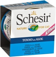 Фото - Корм для кішок Schesir Kitten Canned Tuna/Aloe 85 g 