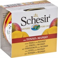 Фото - Корм для кішок Schesir Adult Canned Tuna/Mango 75 g 