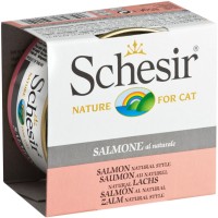 Karma dla kotów Schesir Adult Canned Salmon Natural 85 g 