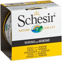 Корм для кішок Schesir Adult Canned Tuna/Surimi 