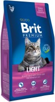 Zdjęcia - Karma dla kotów Brit Premium Adult Light  8 kg