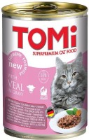 Zdjęcia - Karma dla kotów TOMi Can Adult Veal in Gravy 400 g 
