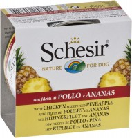Zdjęcia - Karm dla psów Schesir Adult Canned Chicken/Pineapple 150 g 1 szt.