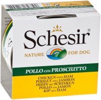 Фото - Корм для собак Schesir Adult Canned Chicken/Ham 0.15 kg 1 шт