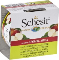 Karm dla psów Schesir Adult Canned Chicken/Apple 150 g 1 szt.