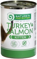 Zdjęcia - Karma dla kotów Natures Protection Kitten Canned Turkey/Salmon  400 g