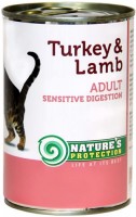 Фото - Корм для кішок Natures Protection Sensible Digestion Canned Turkey/Lamb  0.4 kg