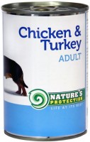 Zdjęcia - Karm dla psów Natures Protection Adult Canned Chicken/Turkey 