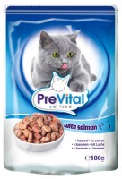 Zdjęcia - Karma dla kotów PreVital Packaging Pouch Sauce Salmon 0.1 kg 