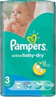 Фото - Підгузки Pampers Active Baby-Dry 3 / 10 pcs 