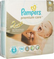 Фото - Підгузки Pampers Premium Care 2 / 96 pcs 