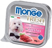 Karm dla psów Monge Fresh Pate Tuna 100 g 