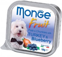 Корм для собак Monge Fruit Pate Turkey/Blueberry 100 g 1 шт