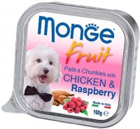 Karm dla psów Monge Fruit Pate Chicken/Raspberry 100 g 