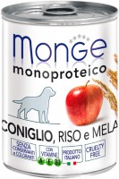Karm dla psów Monge Monoprotein Fruits Rabbit/Rice/Apple 400 g 1 szt.