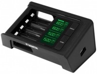 Фото - Зарядка для акумуляторної батарейки Varta LCD Smart Charger + 4xAA 2100 mAh 