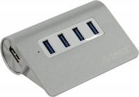 Кардридер / USB-хаб Orico M3H4-SV 