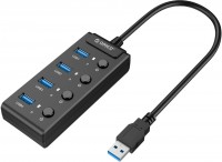 Кардридер / USB-хаб Orico W9PH4 