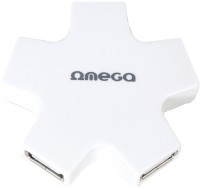 Кардридер / USB-хаб Omega OUH24S 