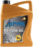 Фото - Моторне мастило Alpine RS 10W-60 5 л