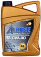 Zdjęcia - Olej silnikowy Alpine RS 0W-40 4 l