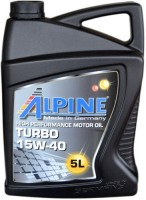Zdjęcia - Olej silnikowy Alpine Turbo 15W-40 5 l