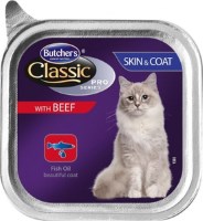 Фото - Корм для кішок Butchers Adult Classic Pro Skin and Coat Beef 0.1 kg 