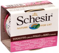 Zdjęcia - Karma dla kotów Schesir Adult Canned Tuna/Chicken/Rice 85 g 