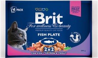 Karma dla kotów Brit Premium Pouches Fish Plate 4 pcs 