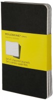 Фото - Блокнот Moleskine Set of 3 Squared Cahier Journals Large Black 