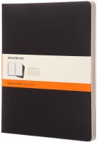 Zdjęcia - Notatnik Moleskine Set of 3 Ruled Cahier Journals XXL Black 