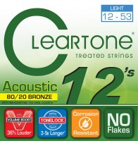 Струни Cleartone 80/20 Bronze Light 12-53 