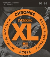 Struny DAddario XL Chromes Flat Wound 10-48 