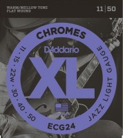 Struny DAddario XL Chromes Flat Wound Jazz 11-50 