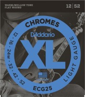 Struny DAddario XL Chromes Flat Wound 12-52 