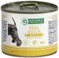Zdjęcia - Karm dla psów Natures Protection Adult Canned Small Breeds Veal/Duck 
