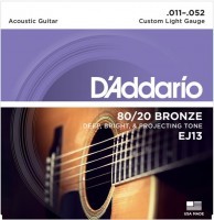 Струни DAddario 80/20 Bronze 11-52 