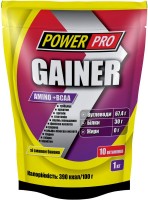 Zdjęcia - Gainer Power Pro Gainer Amino/BCAA 1 kg