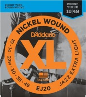 Struny DAddario XL Nickel Wound Jazz 10-49 