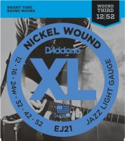 Struny DAddario XL Nickel Wound Jazz 12-52 