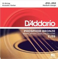 Struny DAddario Phosphor Bronze 12-String 12-52 