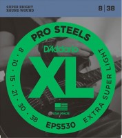 Струни DAddario XL ProSteels 8-38 