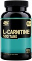 Optimum Nutrition L-Carnitine 500 60 tab 60 шт