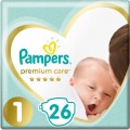 Pielucha Pampers Premium Care 1 / 26 pcs 