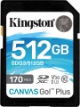 Kingston SDXC Canvas Go! Plus 512 GB