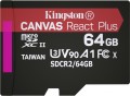 Kingston microSDXC Canvas React Plus 128 GB