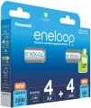 Panasonic Eneloop 4xAA 2000 mAh + Eneloop 4xAAA 800 mAh 